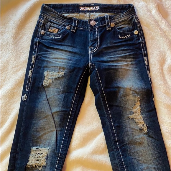 LBJC Denim Ripped Jeans - Picture 3 of 4
